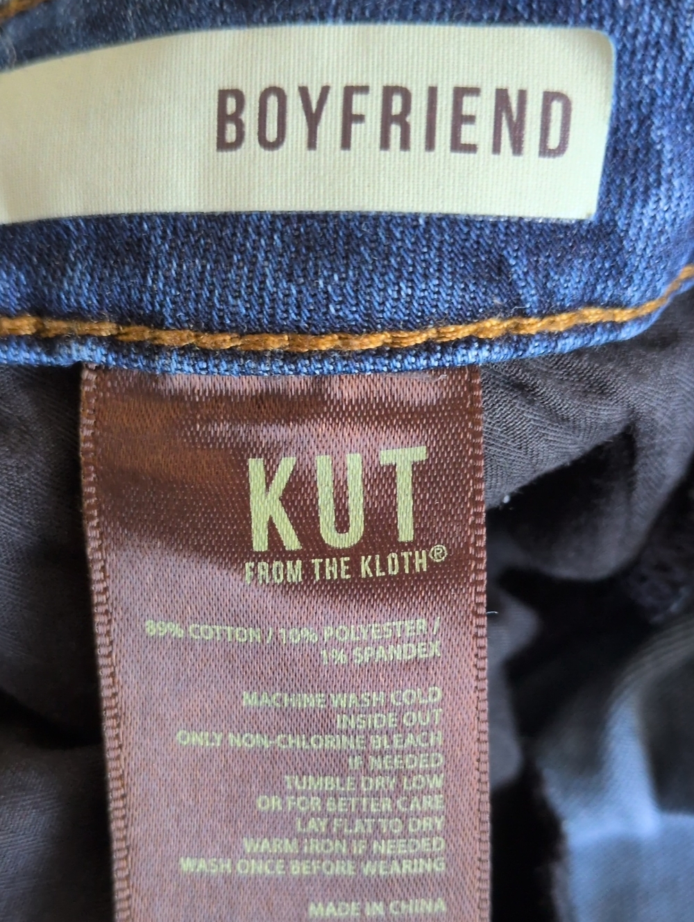Kut From The Kloth Boyfriend Jeans - 16W - Picture 8 of 9